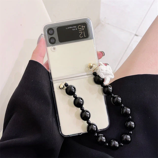 3D Angel Chain Bracelet Case For Samsung Galaxy Z Flip 4 - Image 5