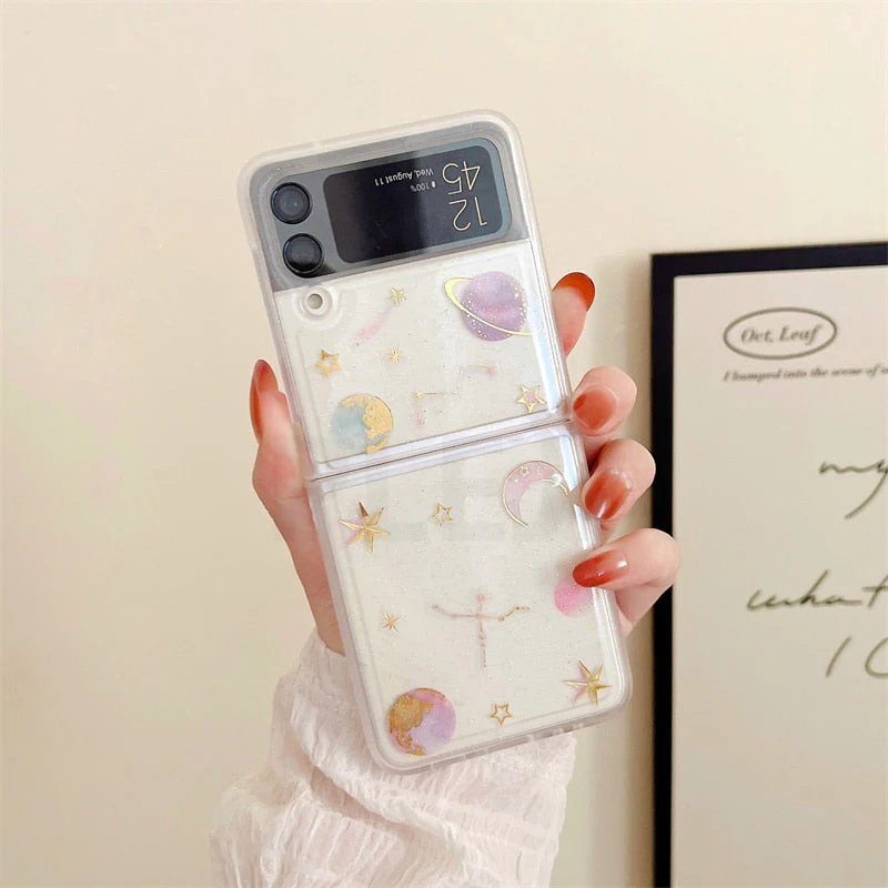 Cute 3D Stars Case For Samsung Galaxy Z Flip 4 - Image 6