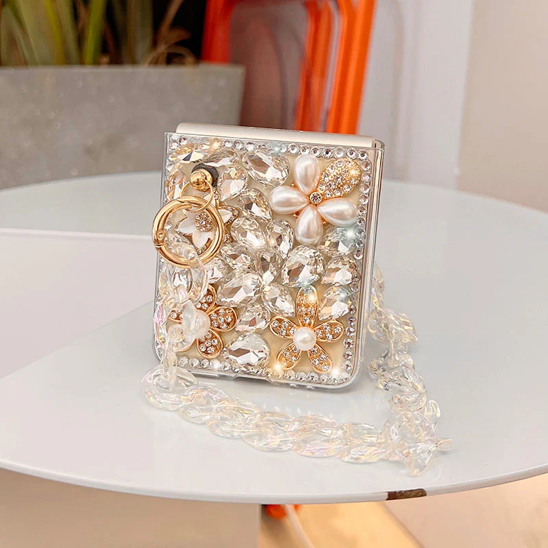Bracelet Diamond Case For Samsung Galaxy Z Flip 4 - Image 3