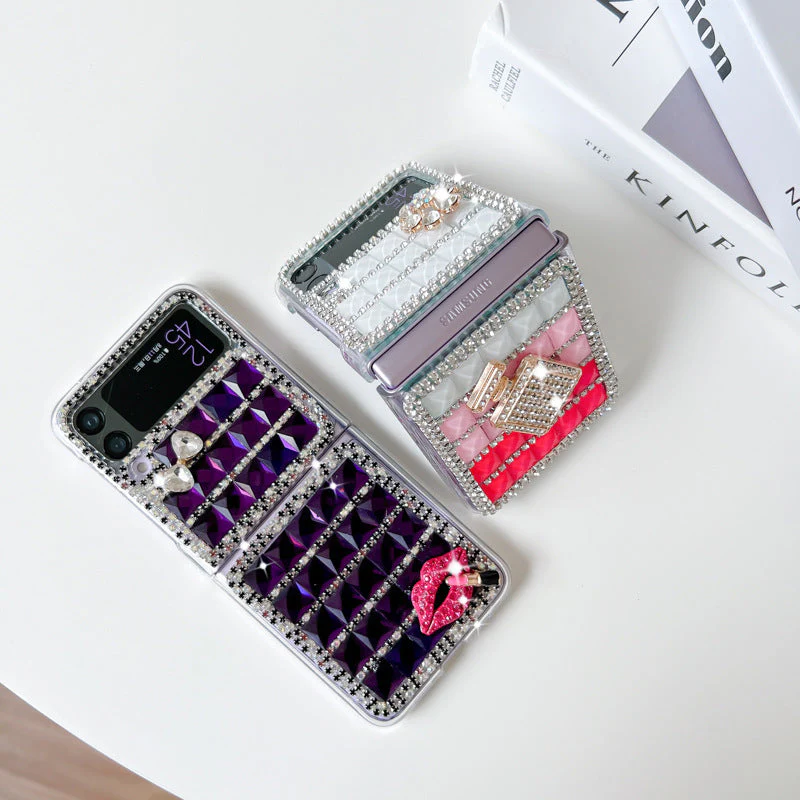 Luxury Diamonds Case For Galaxy Z Flip 4 5G - Image 4