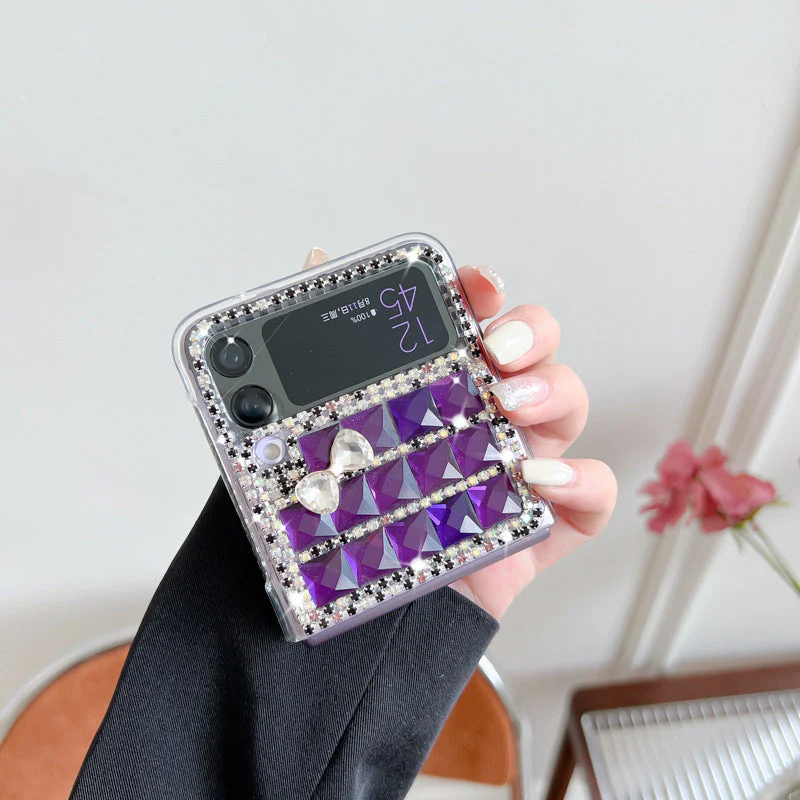 Luxury Diamonds Case For Galaxy Z Flip 4 5G - Image 6