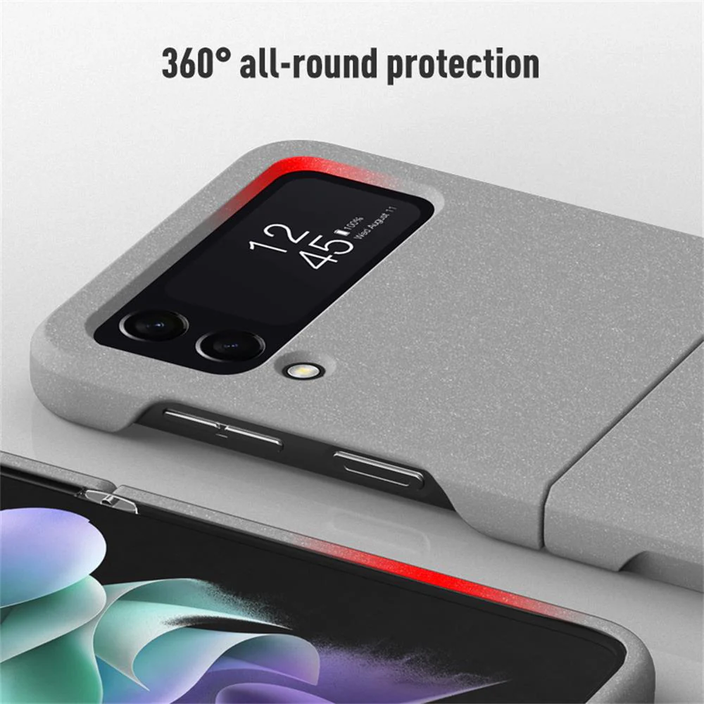 Luxury Matte Frosted Case For Samsung Galaxy Z Flip 4 - Image 4