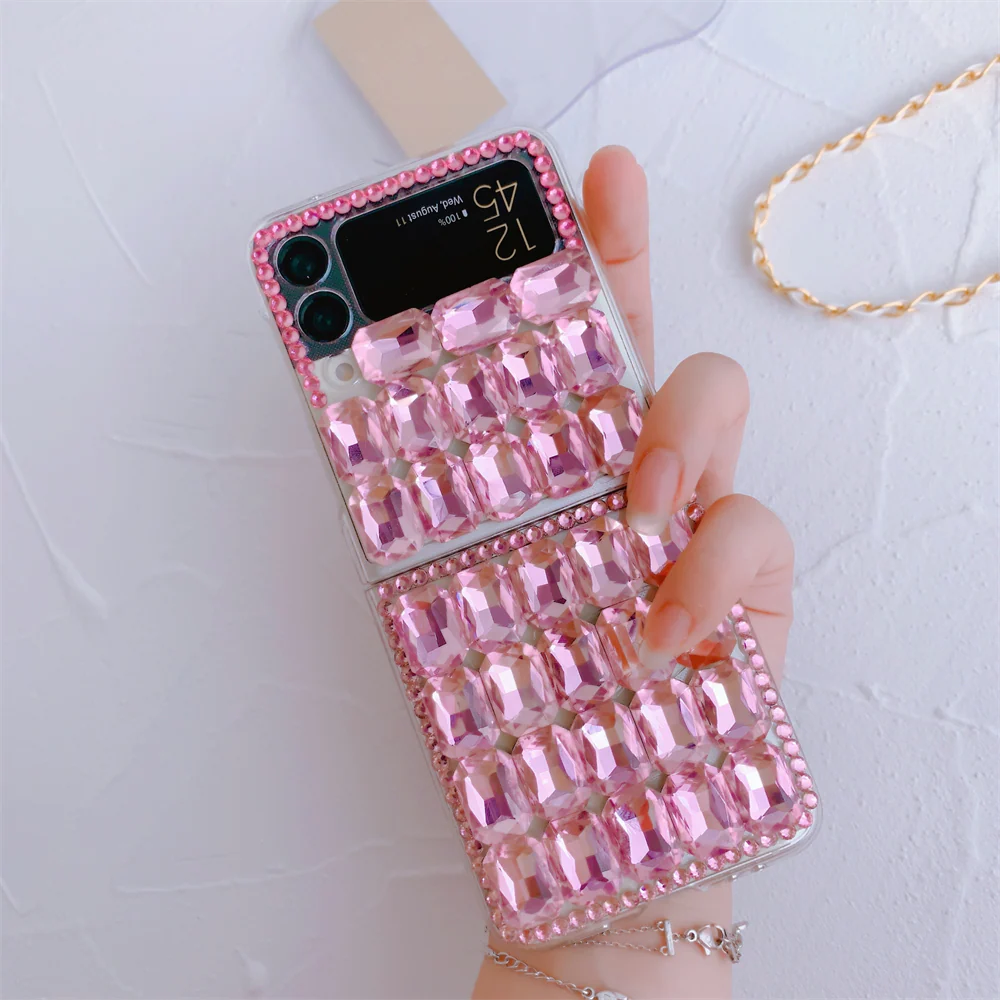 Luxury Pink Case for Galaxy Z Flip 4 - Image 2