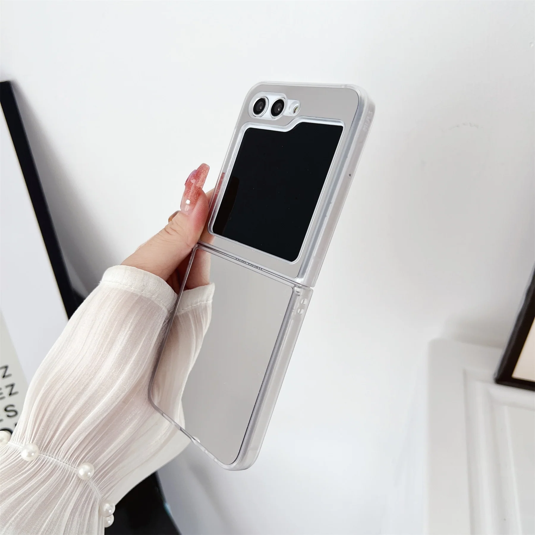 Luxury Shockproof Mirror Case for Samsung Galaxy Z Flip 5 - Image 5
