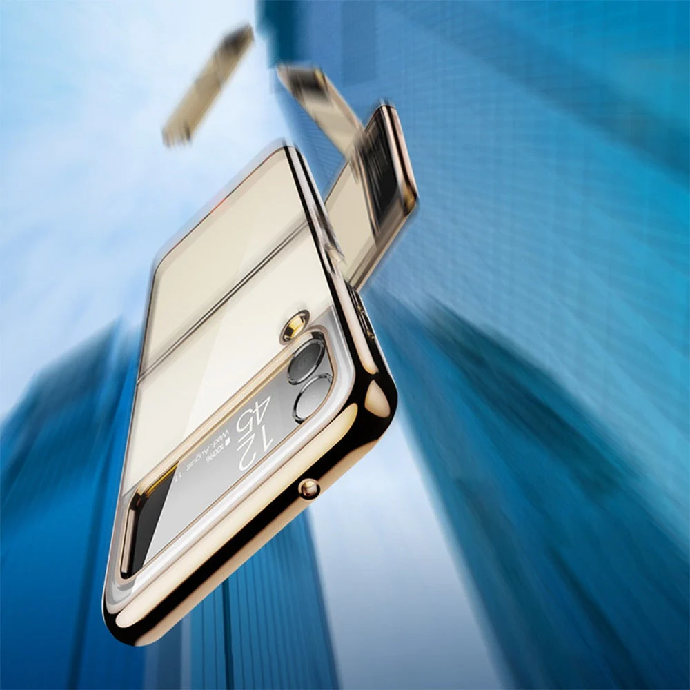 Luxury Transparent Folding Case For Samsung Galaxy Z Flip 4 - Image 6