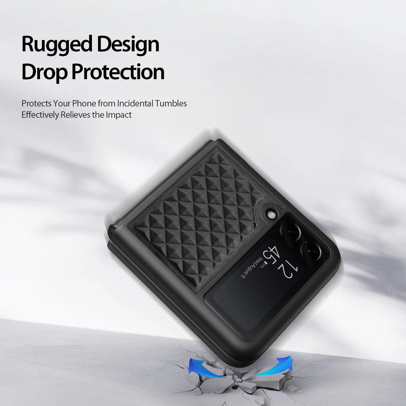 Premium Leather Case For Samsung Galaxy Z Flip 4 - Image 4
