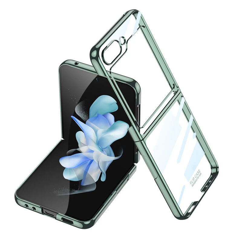 Slim Transparent Case for Samsung Galaxy Z Flip 5 - Image 4