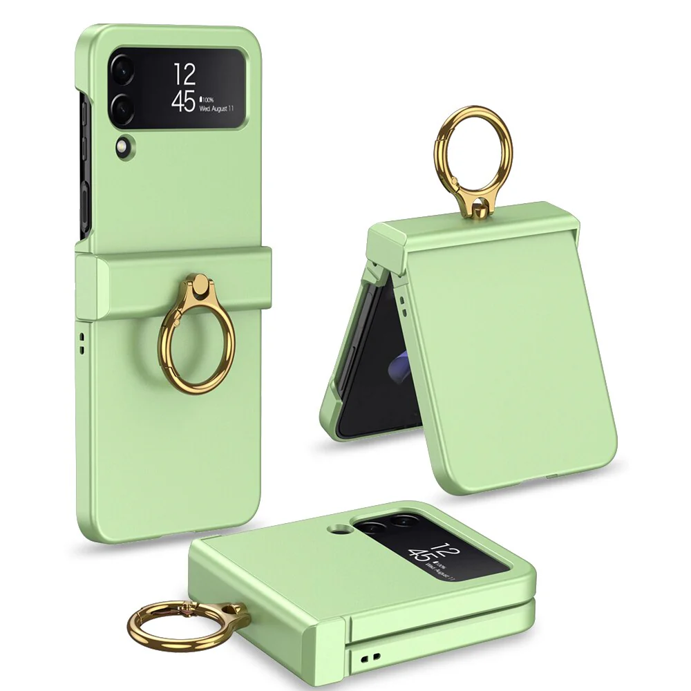 Ultra-Slim Full Protection Case with Ring Holder For Galaxy Z Flip 4 - Image 9