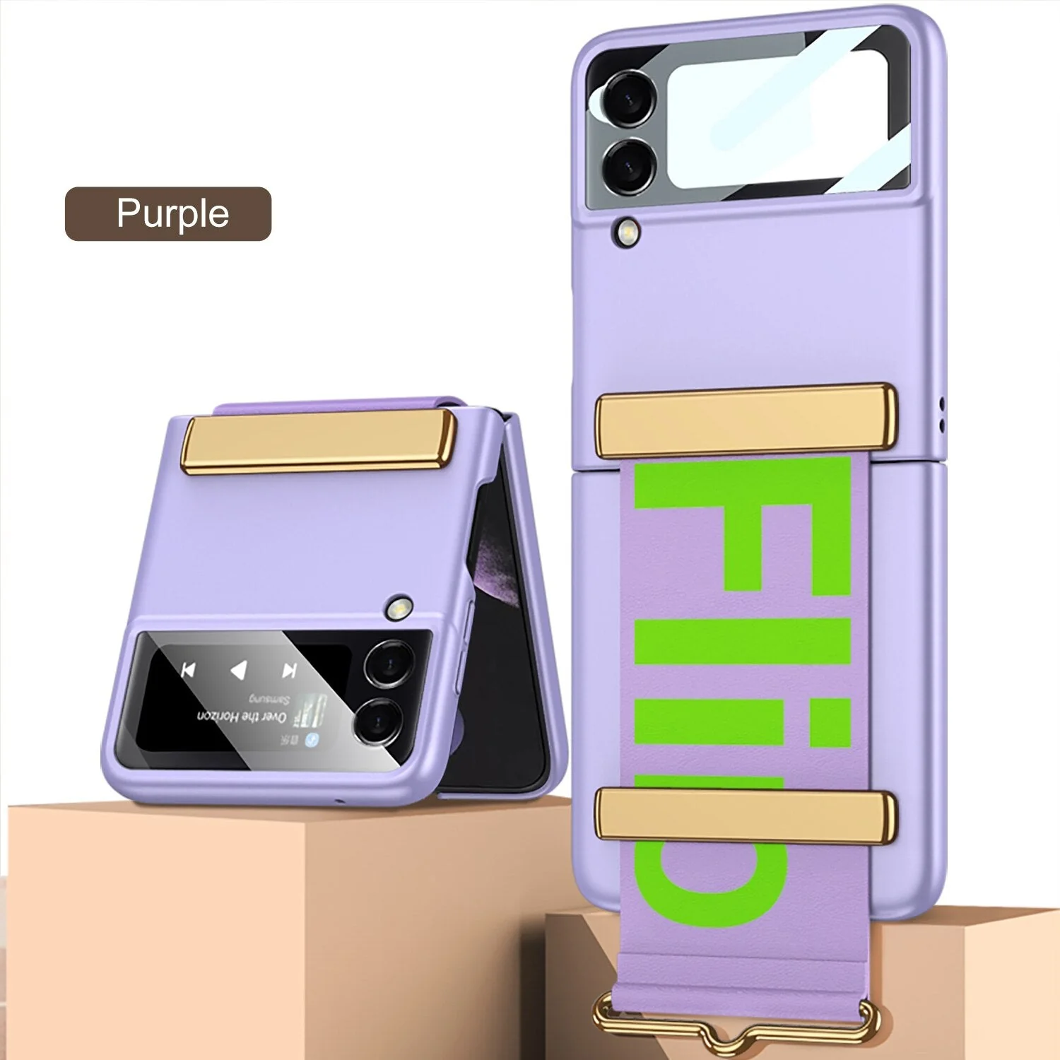 Wristband Bracket Case For Samsung Galaxy Z Flip 4 - Image 10